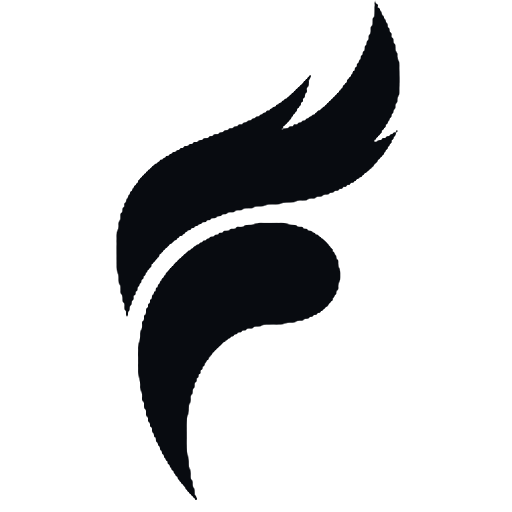 Fable InLead mark in black, on white